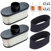 HOODELL 2 Pack Air Filter for Kawasaki with pre-filters