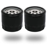 HOODELL 2 Pack Oil Filter for Kohler Engine, front view