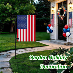 HOOSUN Garden Flag Stand with Tiger Clip close-up