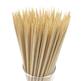 HOPELF 8" bamboo skewers pack front view with 1000 pieces