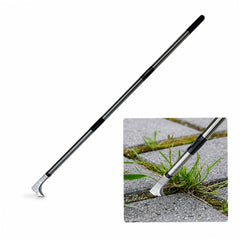 HORM 47.24'' Crack Weeder front view with stainless steel blade