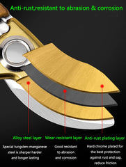 Horsvill Garden Shears blade close-up showing sharpness