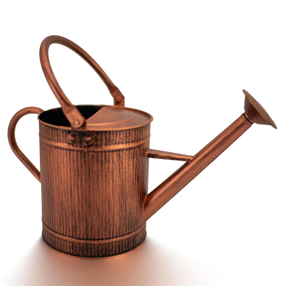 HORTICAN 1 Gallon Copper Watering Can front view