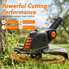HortiHub Electric Weed Wacker with battery and charger