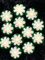 Hortsun 5.91 Inch Floating Lotus Light, White, front view