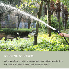 HOSUN Fire Hose Nozzle showing brass and rubber materials