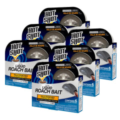 HOT SHOT Ultra Liquid Roach Bait 6 Count front view