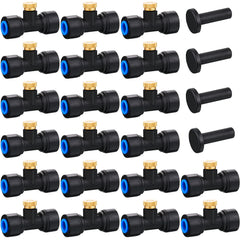 Hotop Misting Nozzles 20 pcs brass and plastic fitting set