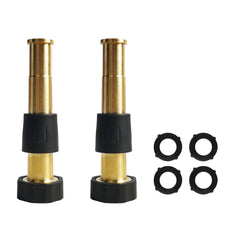 Hourleey 5-inch brass nozzle front view