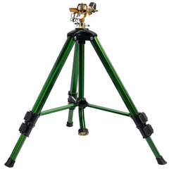 Hourleey Impact Sprinkler on tripod base with brass head