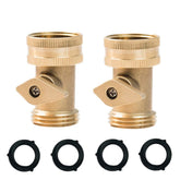 HQMPC Brass Shut Off Valve front view