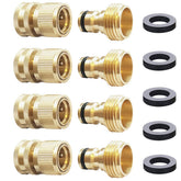 HQMPC Garden Hose Quick Connect Fittings set with connectors