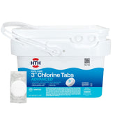 HTH 3" Chlorine Tabs Advanced package front view