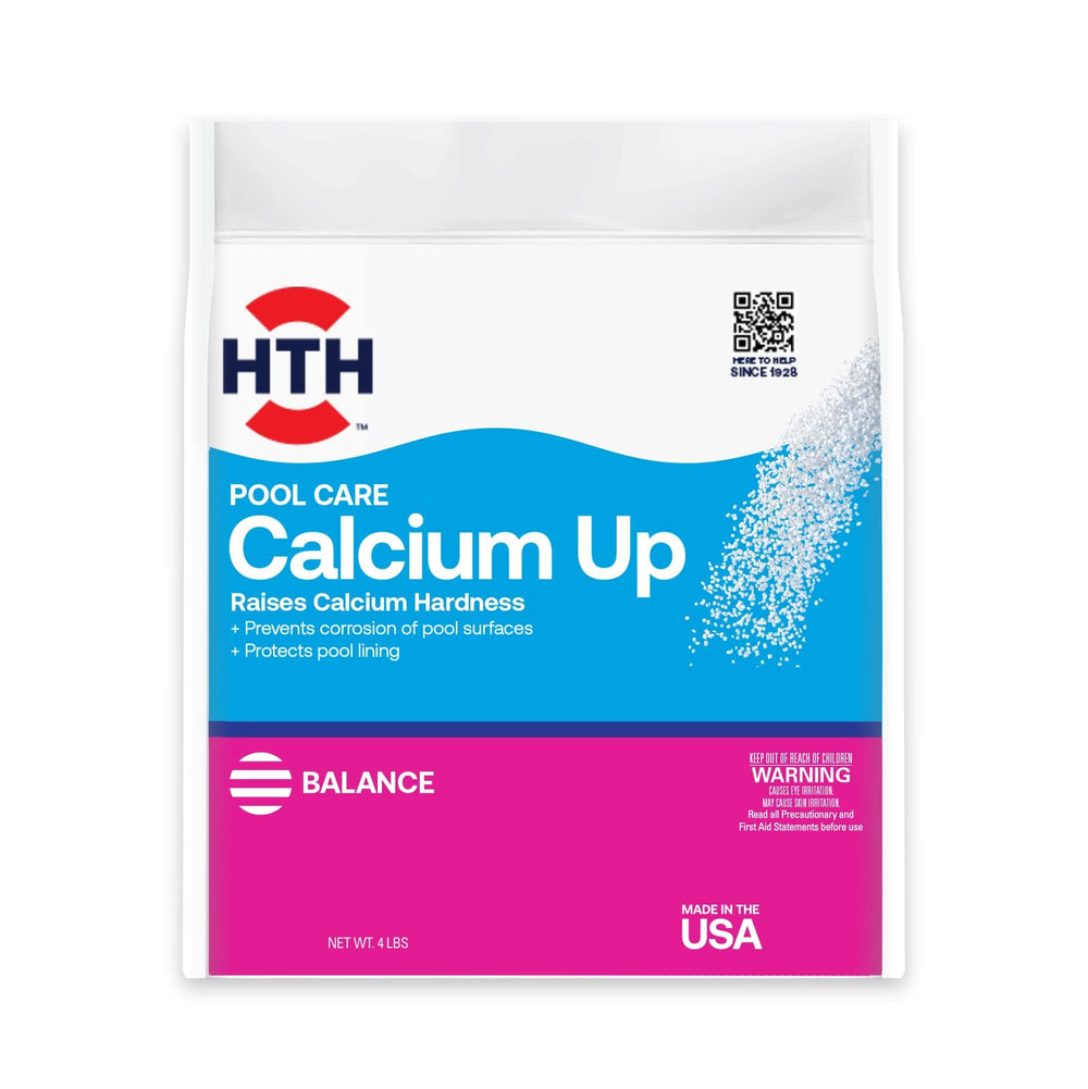 HTH Calcium Hardness Up 4 lbs powder front view