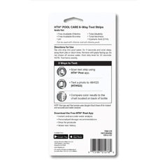 HTH Multi-Purpose 6-Way Test Strips showing 30 test strips