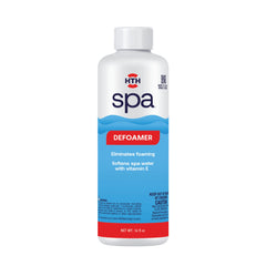 HTH Spa Defoamer 16 oz liquid bottle front view