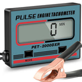HTPREC Small Engine Tachometer front view with display
