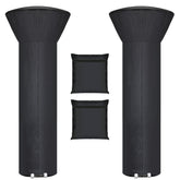 Hualedi Patio Heater Cover black, front view