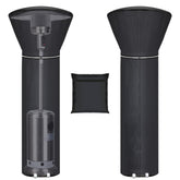 Hualedi Patio Heater Cover front view in black