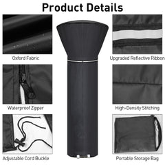 Hualedi Patio Heater Cover zipper design