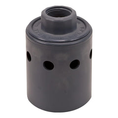 Hudson Valve Float Valve front view, black, 1 inch size