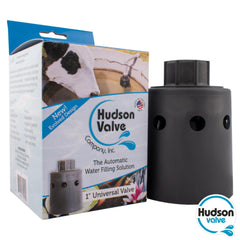 Hudson Valve Float Valve in use in a livestock tank
