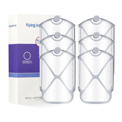 Husaco Flying Insect Trap Refill Kit packaging with six cartridges