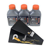 Husqvarna 3-Pack XP Synthetic Blend 2-Cycle Oil 2.6oz bottles front view