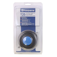 Husqvarna T25 String Trimmer Head front view with spool