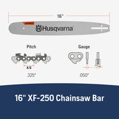 Husqvarna X-Force Chainsaw Bar packaging