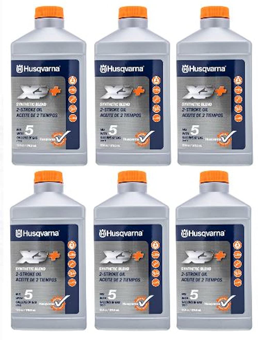 Husqvarna XP 2-Stroke Engine Oil 12.8 oz bottle front view