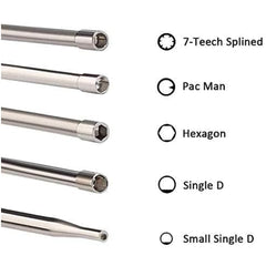HUSWELL Carburetor Adjustment Tool displayed with various compatible engine models