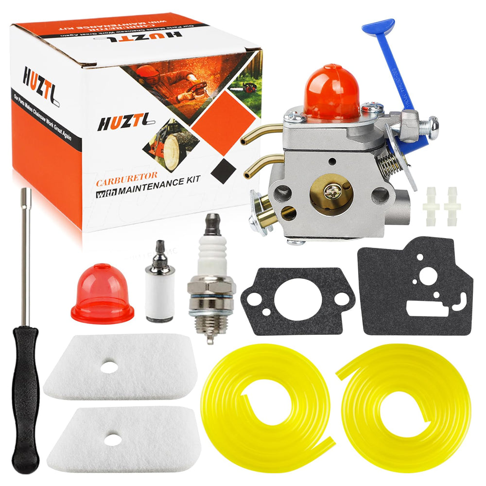 HUZTL 128LD Carburetor front view with included tools