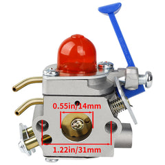 HUZTL 128LD Carburetor side view showing detailing
