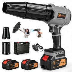 HX HECLX Cordless Leaf Blower front view with gray finish
