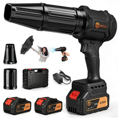 HX HECLX cordless leaf blower with black finish, front view