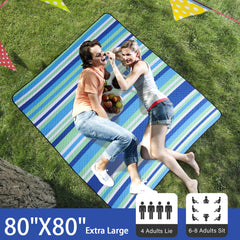 HX&OD picnic blanket on grass with people