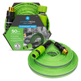 HydroTech FLATJACKET 50 ft garden hose green front view