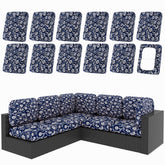 hyha 12Pcs Patio Cushion Covers Baroque design front view