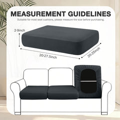 hyha 14Pcs Patio Cushion Covers displayed on outdoor sofa