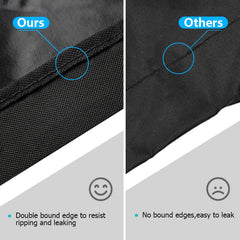 i COVER 17 inch griddle cover back view with water-resistant feature
