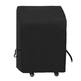 i COVER 2 Burner Grill Cover front view in charcoal