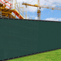 i COVER 6x25ft Privacy Screen Fence in green, front view