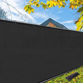 i COVER Privacy Screen Fence 4x25ft black net front view