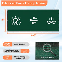 i COVER Privacy Screen Fence in a garden setting