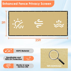 i COVER Privacy Screen Fence in garden setting