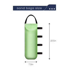 IALNAI Canopy Weights Sand Bags showing filled state