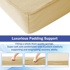 IASEAHK cushions on a patio chair outdoors