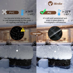iBirdie Hot Tub Cover secured with adjustable buckles