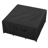 iBirdie outdoor table cover black model front view